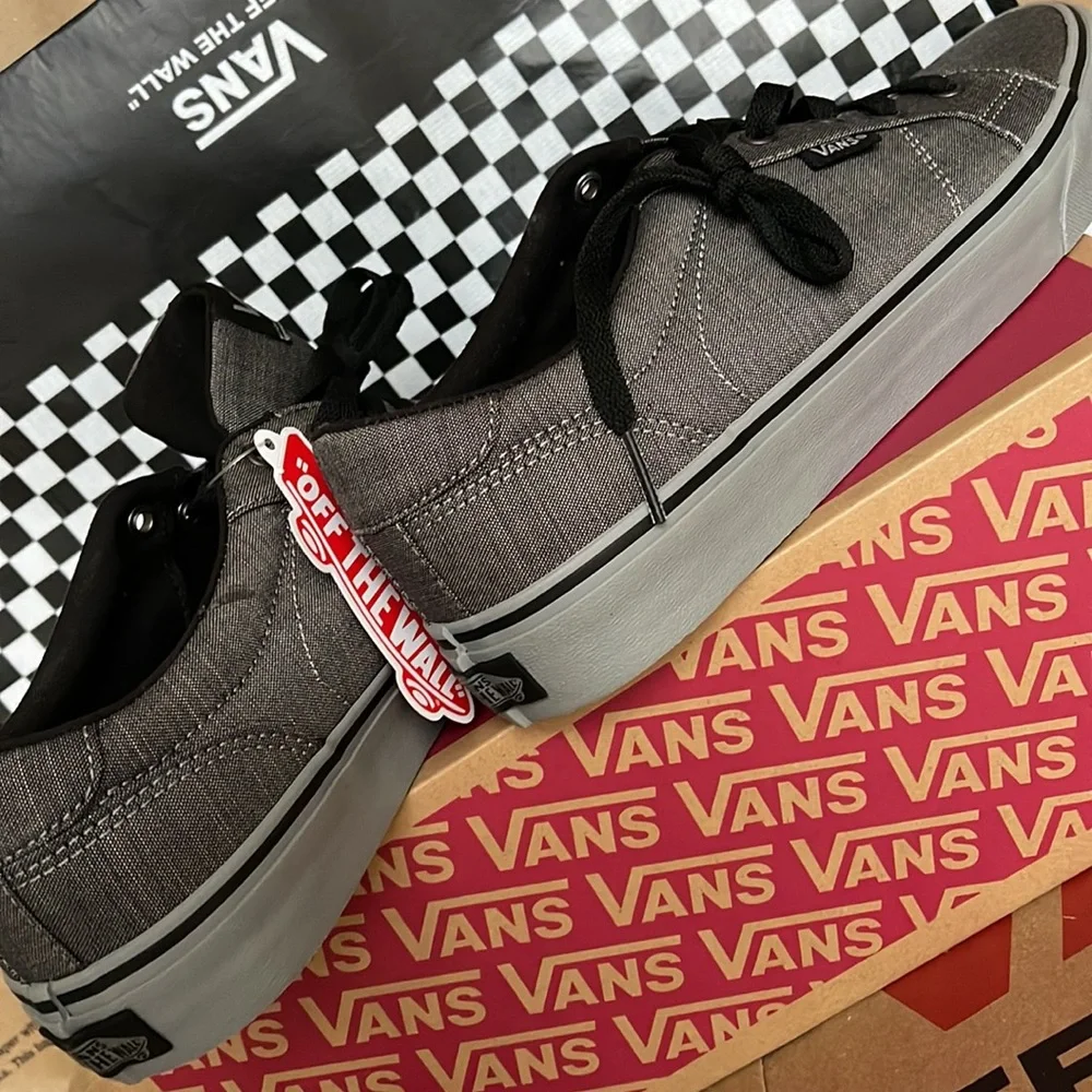 Vans Bishop F14 Textile Black/Grey Men’s sneakers - Picture 15 of 16